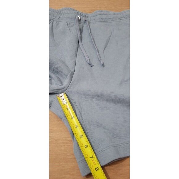 Nike Fleece Shorts Size Large Men's Blue Shorts 8' in Inseam Nike Swoosh Logo - Picture 12 of 12